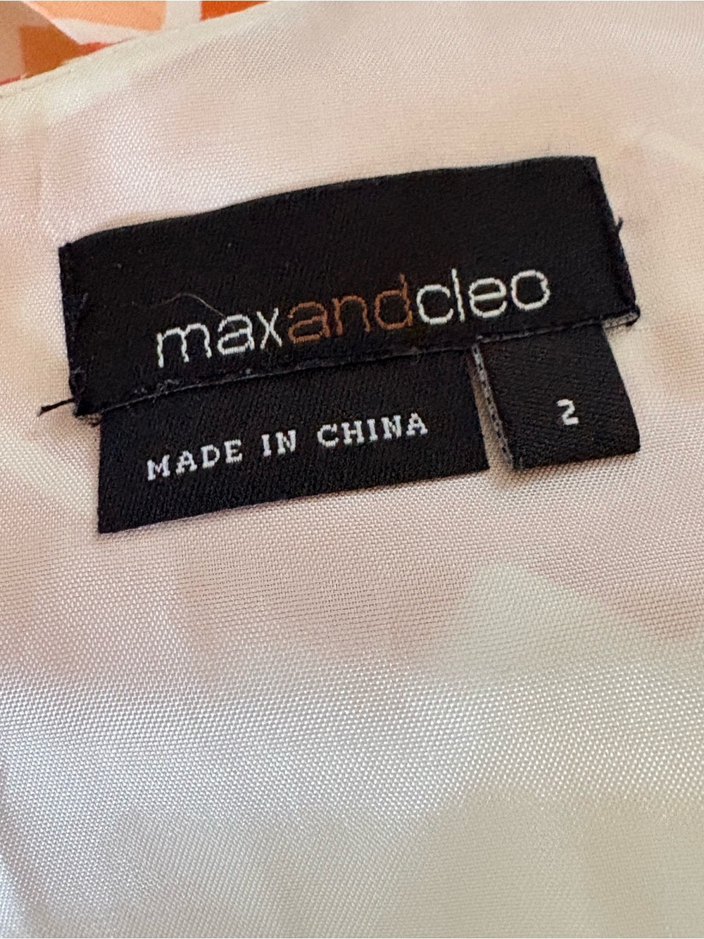 Max & Cleo Red Brown Pink Ric Rac Design Fit & Flare Sundress Adjustable Straps - Picture 8 of 9